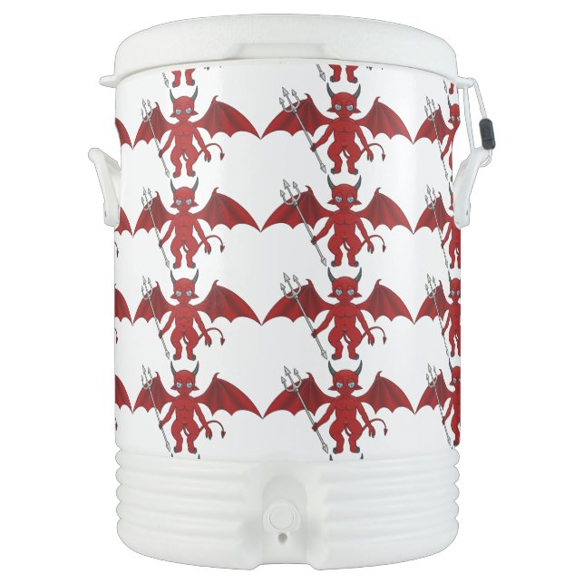 Little Red Devil Thunder_Cove Beverage Cooler (Front)