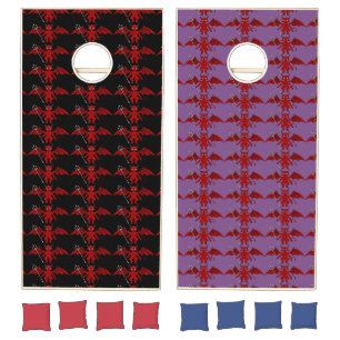Little Red Devil Thunder_Cove Cornhole Set