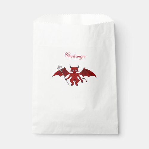Little Red Devil Thunder_Cove Favor Bag
