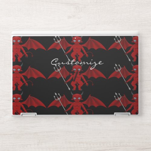 Little Red Devil Thunder_Cove HP Laptop Skin