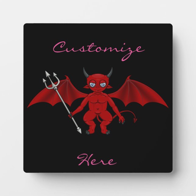 Little Red Devil Thunder_Cove Plaque (Front)