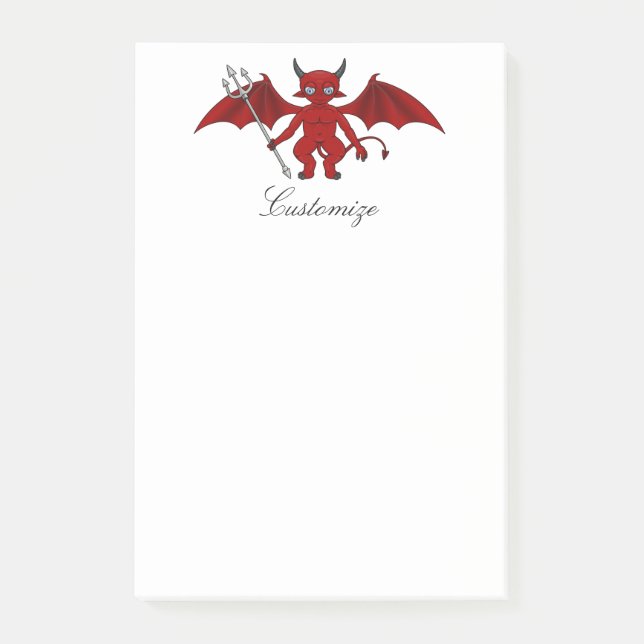 Little Red Devil Thunder_Cove Post-it Notes (Front)