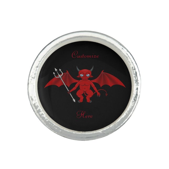 Little Red Devil Thunder_Cove Ring (Front)
