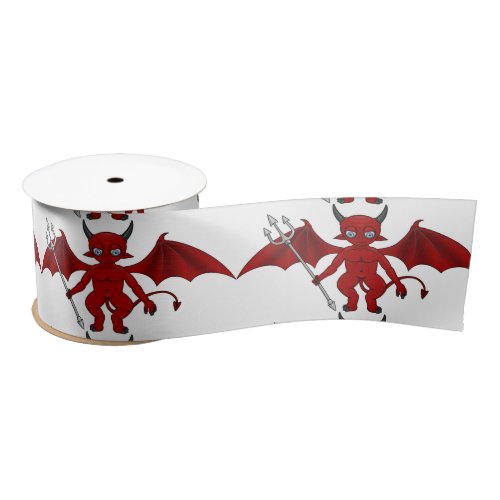 Little Red Devil Thunder_Cove Satin Ribbon