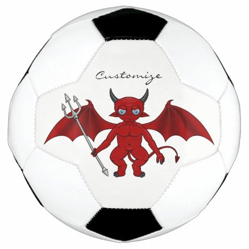 Little Red Devil Thunder_Cove Soccer Ball
