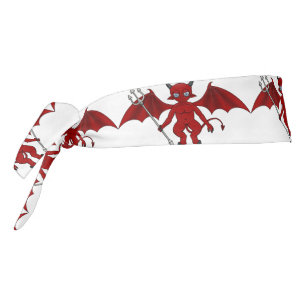 Little Red Devil Thunder_Cove Tie Headband