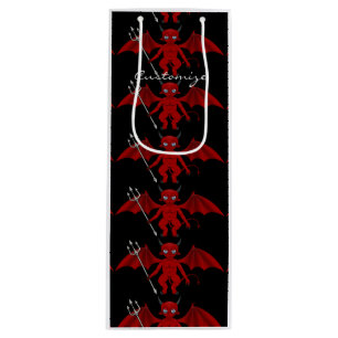 Little Red Devil Thunder_Cove Wine Gift Bag