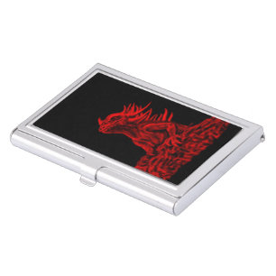 Little red Dragon Case For Business Cards