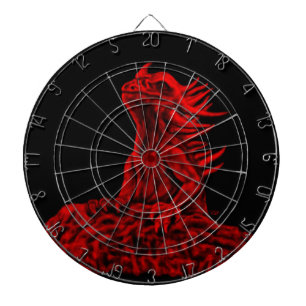 Little red Dragon Dartboard