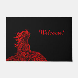 Little red Dragon Doormat