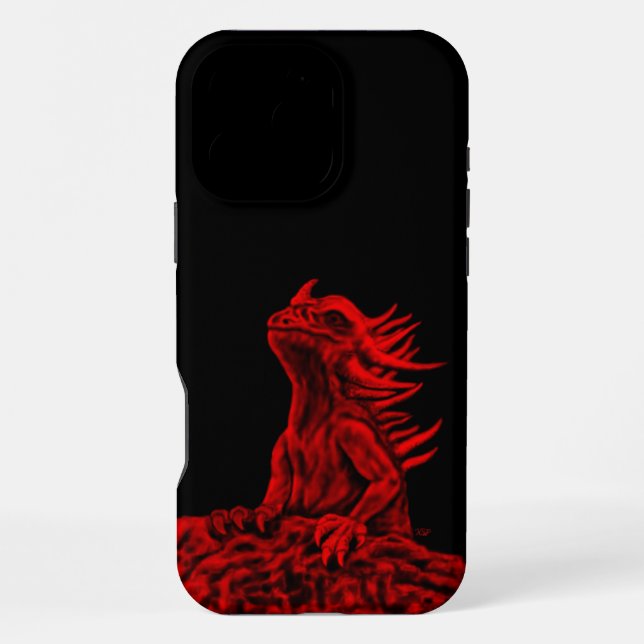 Little red Dragon iPhone Case (Back)