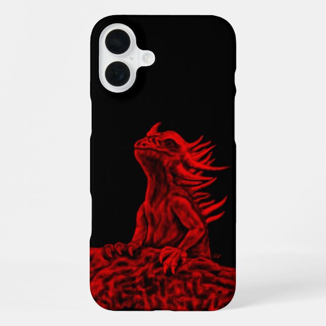 Little red Dragon Iphone Case (Back)