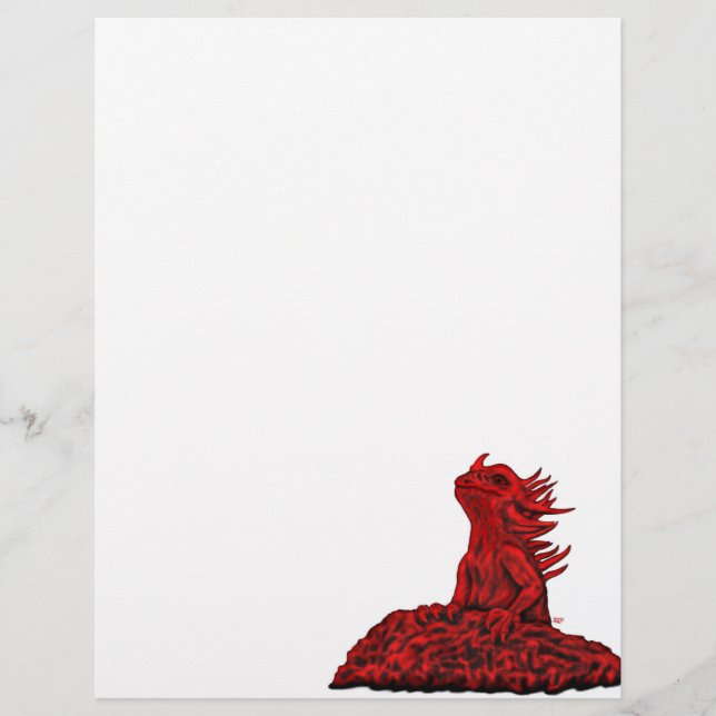 Little red Dragon Letterhead (Front)