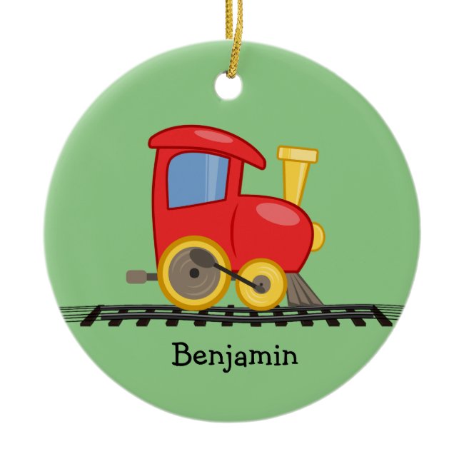 Little Red Engine Design Ornament