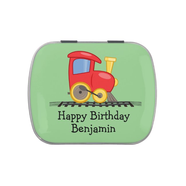 Little Red Engine Favor Candy Tins