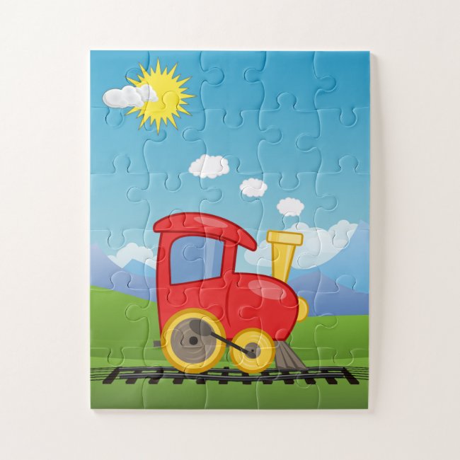 Little Red Engine Jigsaw Puzzle