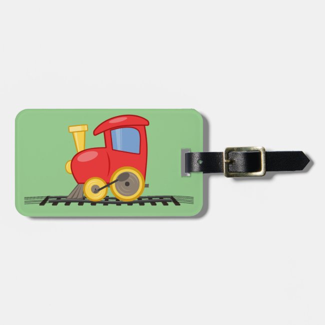 Little Red Engine Luggage Tag