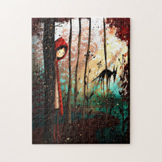 Little red fairtyale wolf jigsaw puzzle