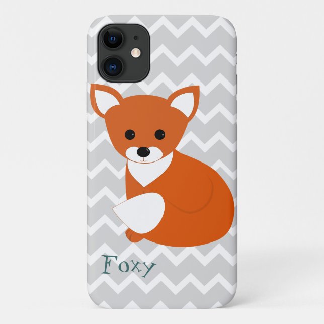 Little Red Fox Design Case-Mate iPhone Case (Back)