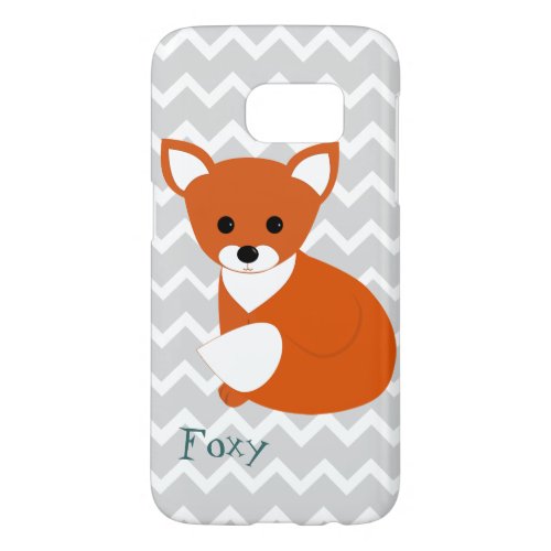 Little Red Fox Design Samsung Galaxy S7 Case