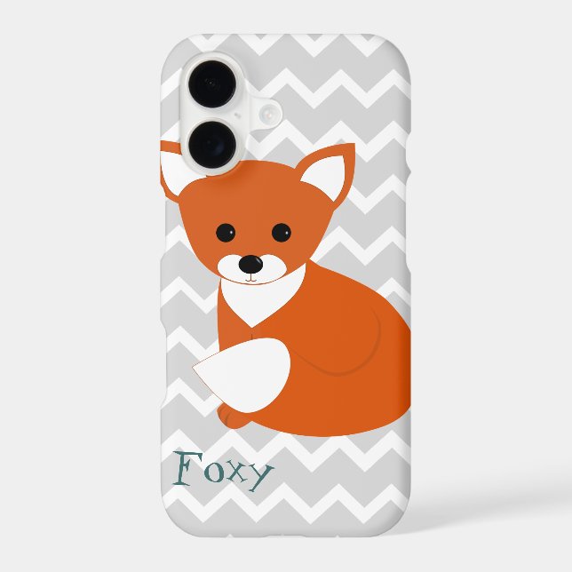 Little Red Fox Design Iphone Case (Back)
