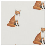 Little Red Fox Wildlife Combed Cotton Fabric