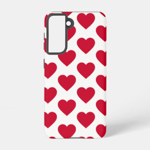Little Red Hearts Samsung Galaxy S21 Case