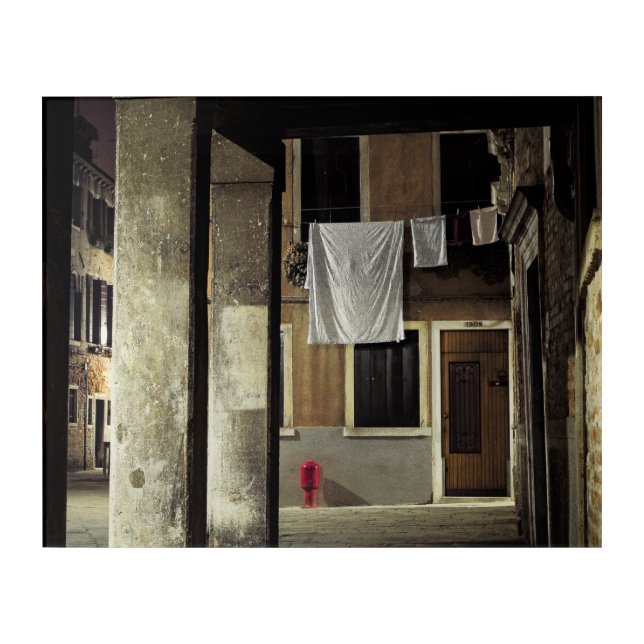 LITTLE RED HYDRANT Acrylic Art (Front)