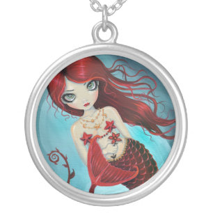 LIttle Red Mermaid Necklace