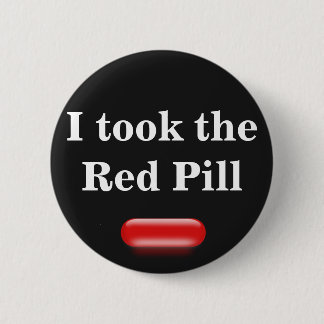 Little Red Pill Pinback Button