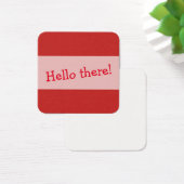 Little Red Printed Notes for Leaving Messages (Desk)