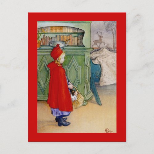 Little Red Riding Hood 1913 Postcard