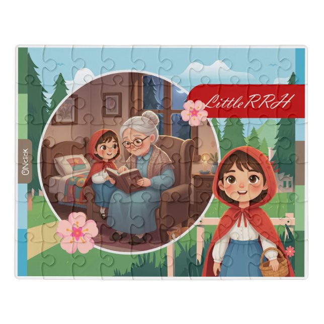 Little Red Riding Hood Acrylic Puzzle (Puzzle Horizontal)