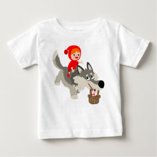 Little Red Riding Hood And The Wolf Baby T-Shirt