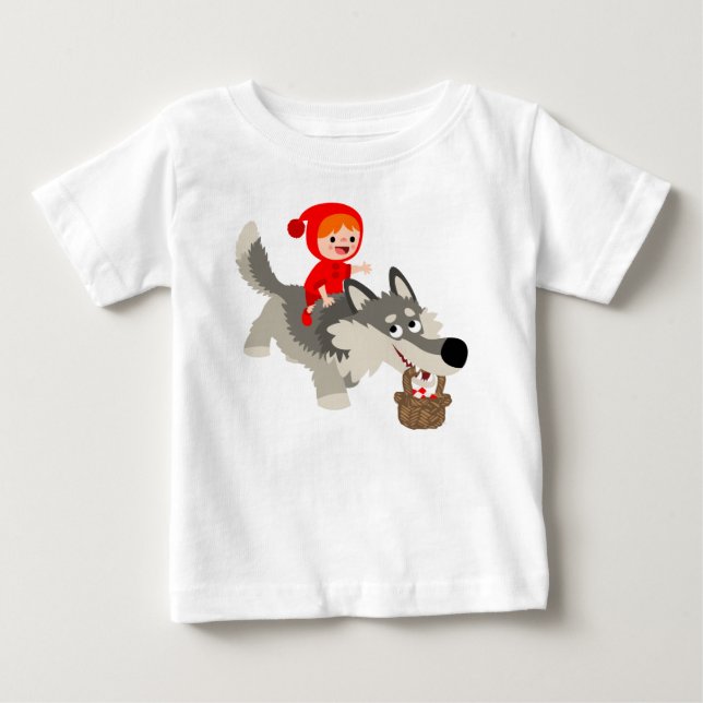 Little Red Riding Hood And The Wolf Baby T-Shirt (Front)