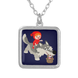 Little Red Riding Hood And The Wolf Necklace