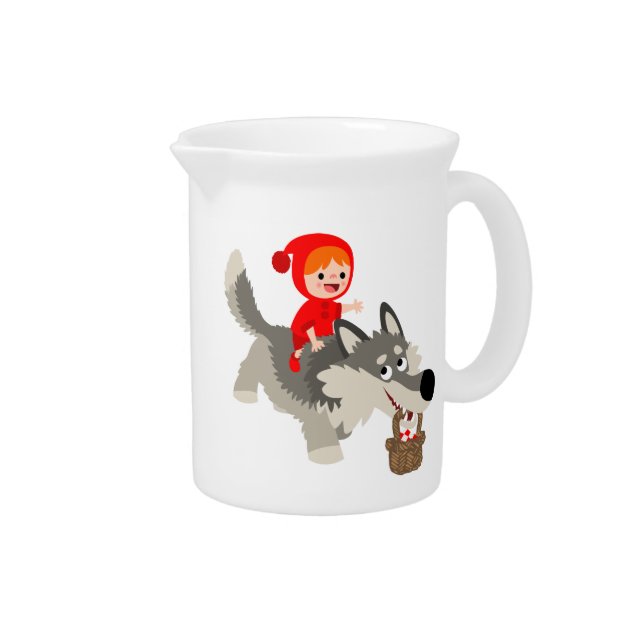 Little Red Riding Hood and The Wolf Pitcher (Right)