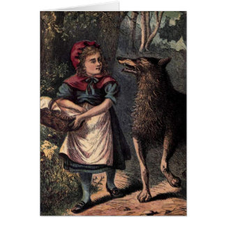 Little Red Riding Hood and Wolf Cards