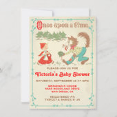 Little Red Riding Hood Baby Shower Invitations (Front)