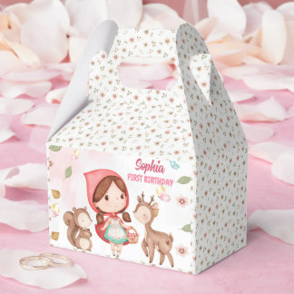  Little Red Riding Hood Birthday Favor Bag Favor  Boxes