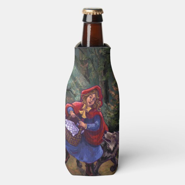 Little Red Riding Hood Bottle Cooler (Bottle Front)