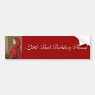 Little Red Riding Hood by John Everett Millais Bumper Sticker