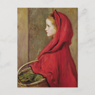 Little Red Riding Hood by John Everett Millais Postcard
