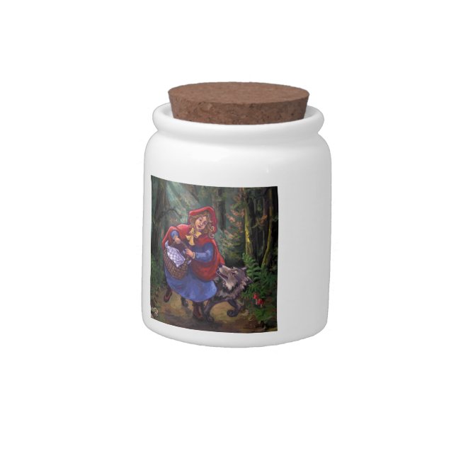 Little Red Riding Hood Candy Jar (Left)