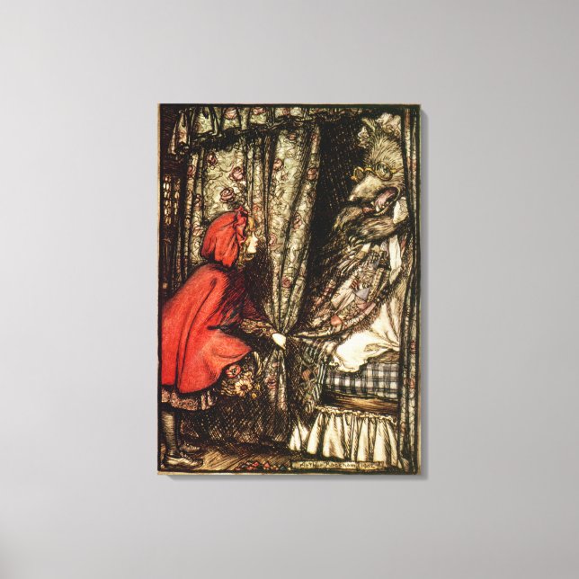 Little Red Riding Hood Canvas Print (Front)