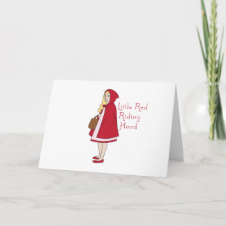 Little Red Riding Hood Card