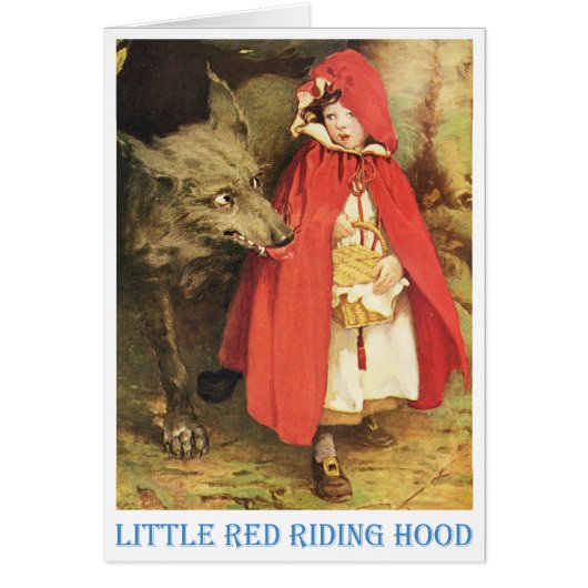 Little Red Riding Hood Cards (Front)