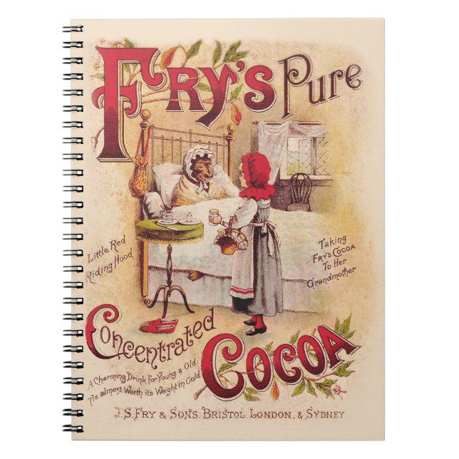 Little Red Riding Hood Cocoa Notebook (Front)