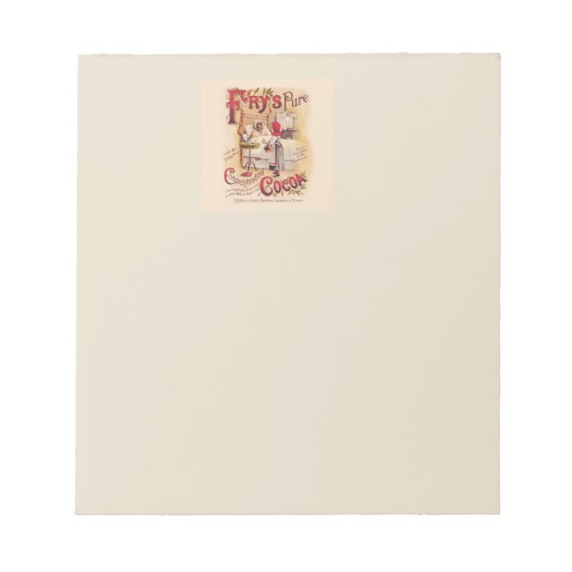 Little Red Riding Hood Cocoa Notepad (Front)