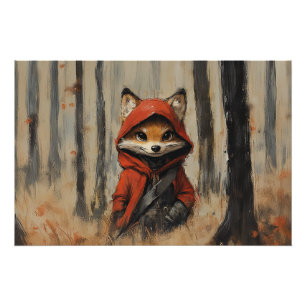  Little Red Riding Hood Fox  Poster